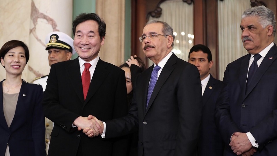 Danilo Medina recibe Primer Ministro Corea del Sur. Se fortalecen lazos entre ambos países