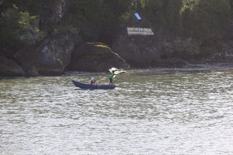 Boca de Yuma, Higüey. Parece que la mar da salud 