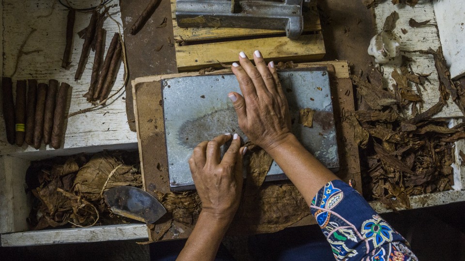 Mujeres Que Fabrican Cigarros