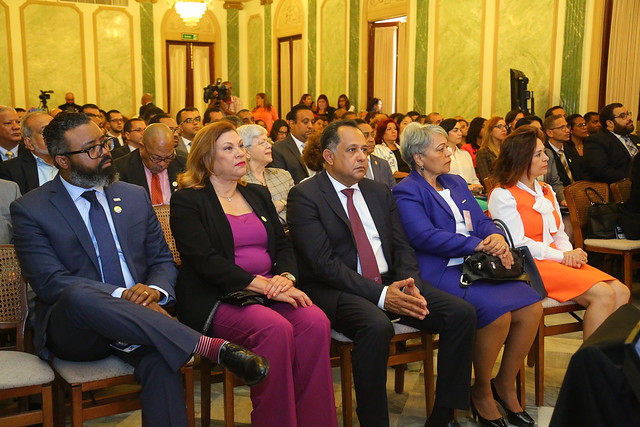 Acto en Palacio Nacional, presentación del SIRED-RD