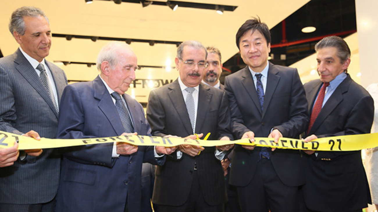 Danilo Medina apertura de Forever 21