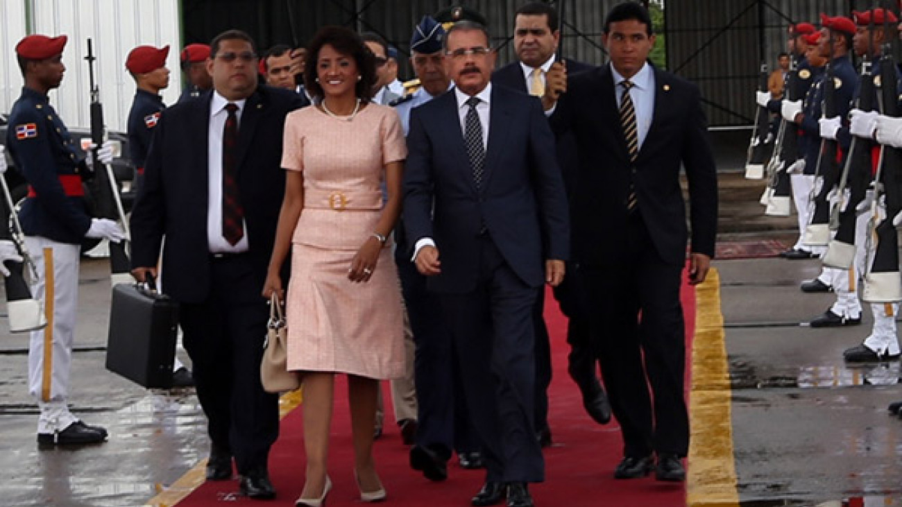 Danilo Medina y Cándida 