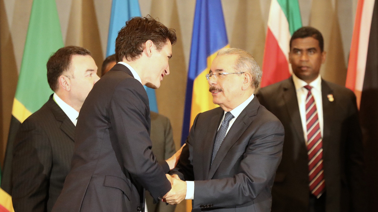 En almuerzo con primer ministro Canadá, Justin Trudeau, Danilo aborda resiliencia climática