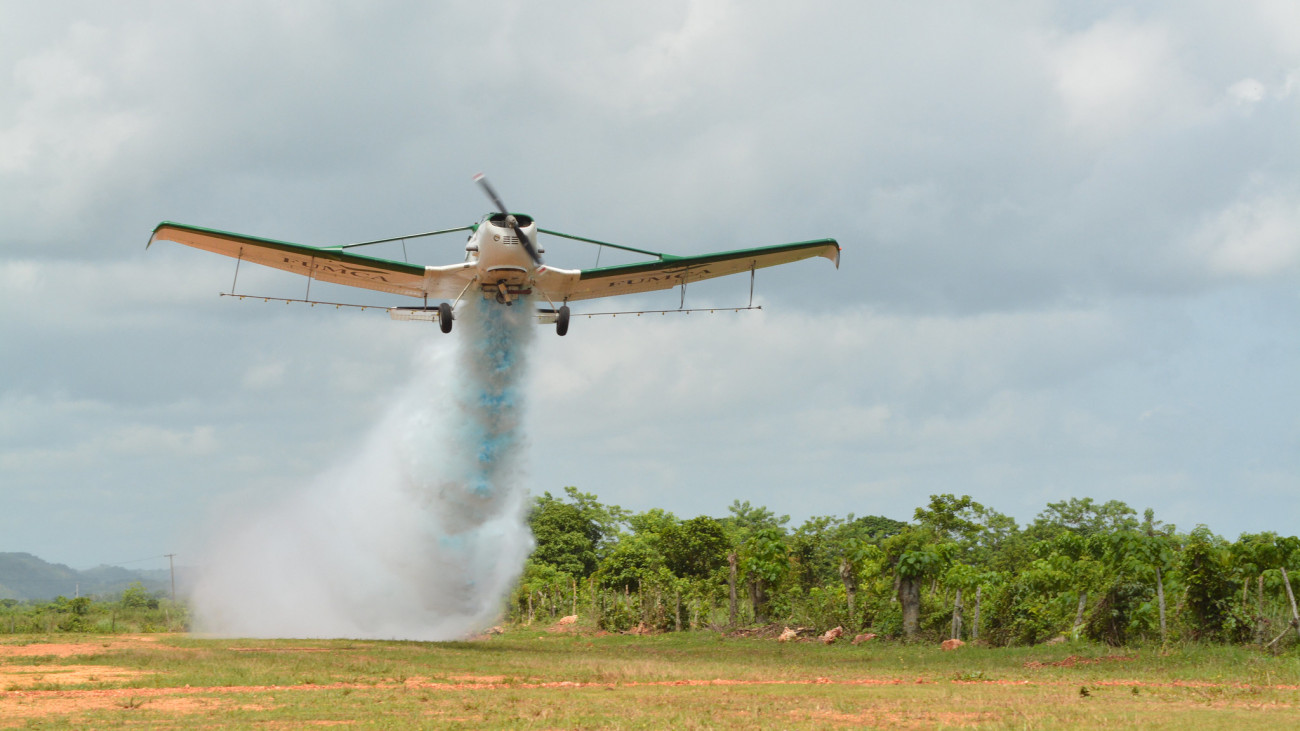 Fumigación aérea