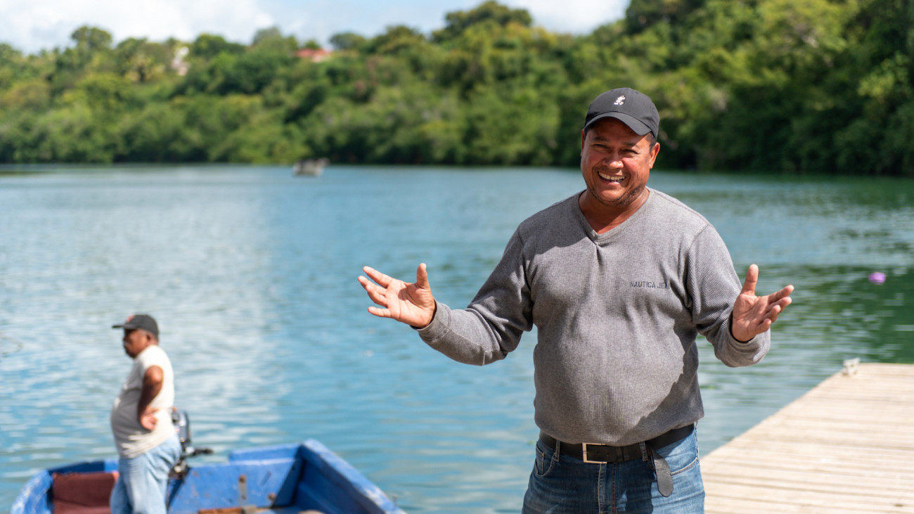 Pescador Río Salado, La Romana.