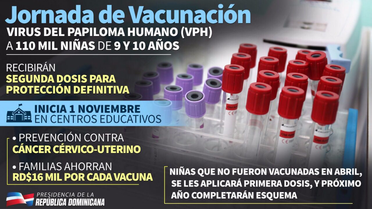 Jornada de vacunación Virus de Papiloma Humano (VPH)