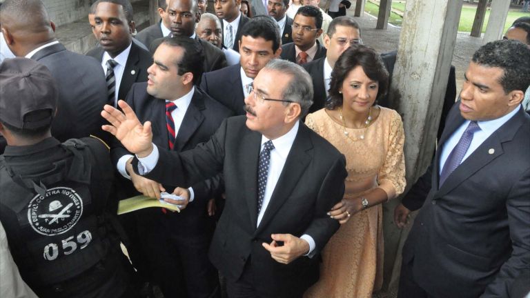 Danilo Medina y Cándida 