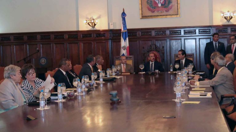 Reunión en Palacio Nacional 