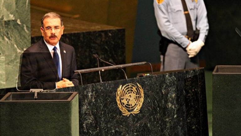 67° Período de Sesiones de la Asamblea General de las Naciones Unidas. Discurso del presidente Danilo Medina
