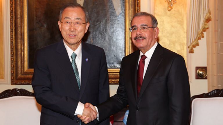 Danilo Medina y Yoo Soon-Taek