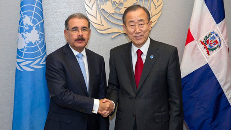 Danilo Medina y Yoo Soon-Taek