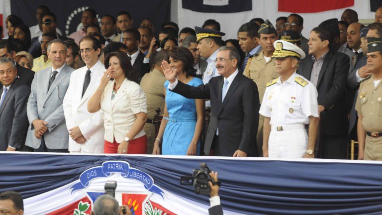 Danilo Medina y Cándida 