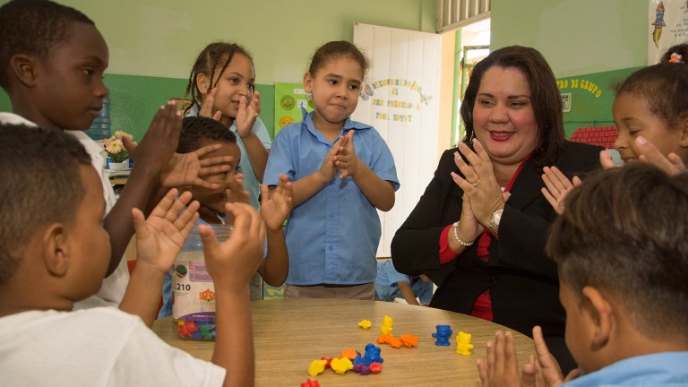 Raquel de la Cruz, directora distrital en Cabrera