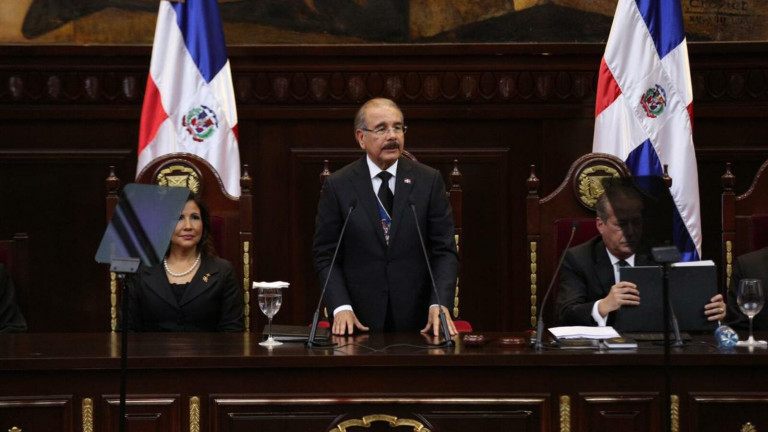 Danilo Medina ante la Asamblea Nacional, en el 176 aniversario de la Independencia Nacional