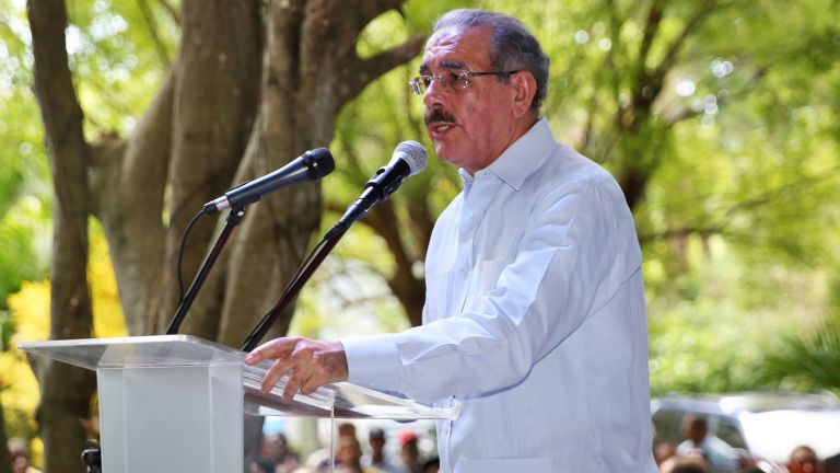 Danilo Medina, presidente de la República Dominicana 