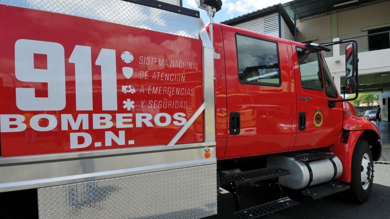 Camión de bomberos del 911