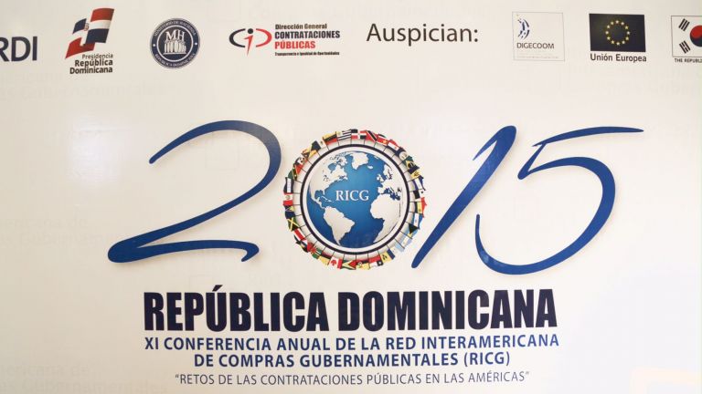 Danilo Medina en la apertura del XI Conferencia Anual de la Red Interamericana  de Compras Gubernamentales.