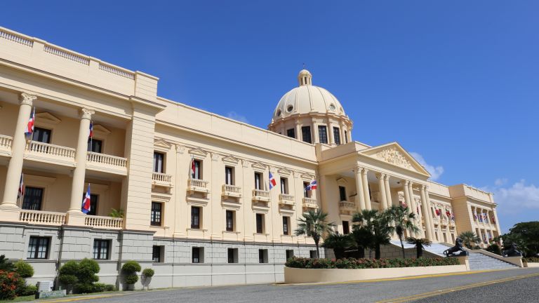 Parte frontral del Palacio Nacional