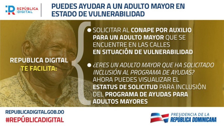 Puedes ayudar a un adulto mayor en estado de vulnerabilidad