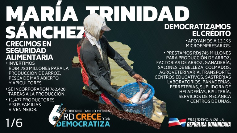 María Trinidad Sánchez. #RDCreceYSeDemocratiza6Años 1